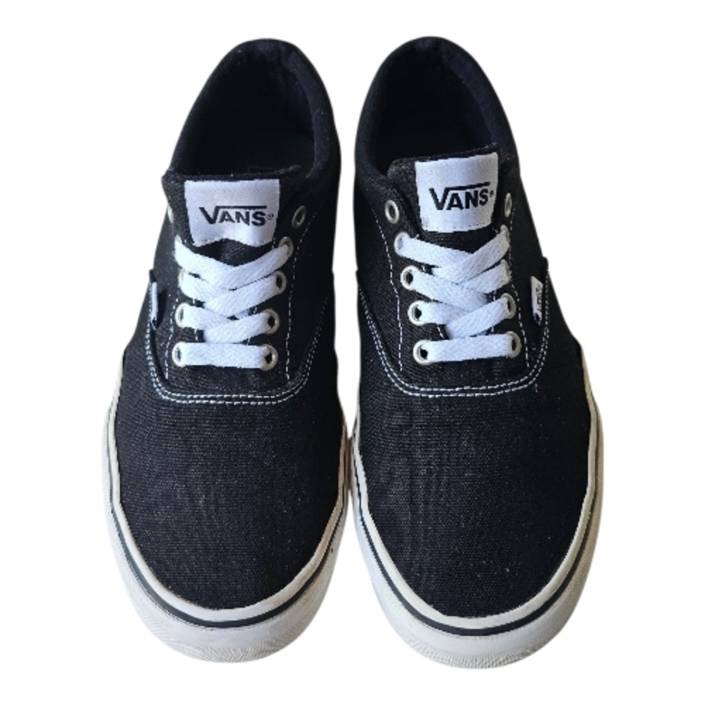 Vans Era Black Canvas Skate Shoes Men’s 8.5 Classic Streetwear Sneakers - Picture 4 of 16